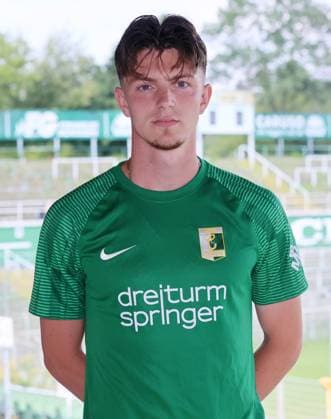 Chemie Leipzig team presentation Regionalliga NO Maximilian Jagatic BSG Chemie Leipzig Regionalliga NordOst, portrait date 2024 2025 , 02 08 2024, Alfred Kunze Sportpark, Leipzig , Picture Point