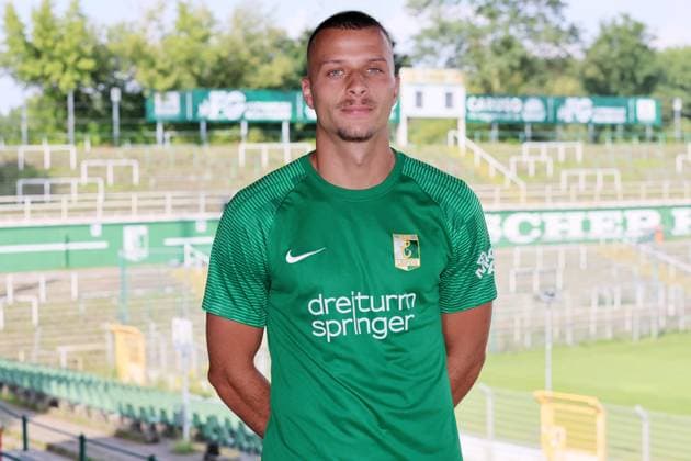 Chemie Leipzig team presentation Regionalliga NO Cemal Kaymaz BSG Chemie Leipzig Regionalliga NordOst, portrait appointment 2024 2025 , 02 08 2024, Alfred Kunze Sportpark, Leipzig , Picture Point
