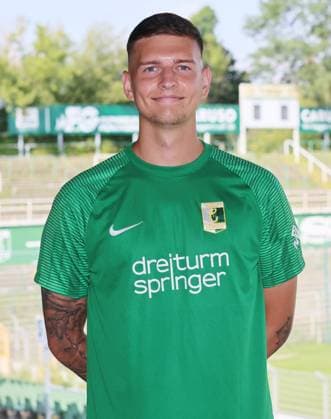 Chemie Leipzig team presentation Regionalliga NO Paul Horschig BSG Chemie Leipzig Regionalliga NordOst, portrait date 2024 2025 , 02 08 2024, Alfred Kunze Sportpark, Leipzig , Picture Point