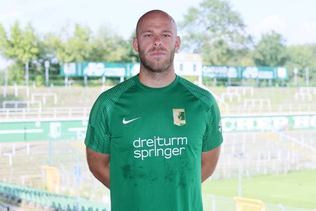 Chemie Leipzig team presentation Regionalliga NO Marcel Kohn BSG Chemie Leipzig Regionalliga NordOst, portrait date 2024 2025 , 02 08 2024, Alfred Kunze Sportpark, Leipzig , Picture Point