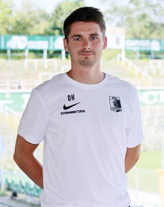 Chemie Leipzig team presentation Regionalliga NO team manager Daniel Heinze BSG Chemie Leipzig Regionalliga NordOst, porträttermin 2024 2025 , 02 08 2024, Alfred Kunze Sportpark, Leipzig , Picture Point