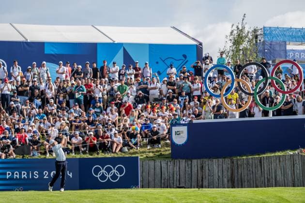240804 Alex NorÃ n of Sweden during the final round of the men s individual stroke play golf during day 9 of the Paris 2024 Olympic Games on August 4, 2024 in Paris Photo Petter Arvidson BILDBYRAN code PA PA0861 golf olympic games olympics os ol olympiska spel olympiske leker paris 2024 paris os paris ol bbeng sweden sverige  Copyright: PETTERxARVIDSON BB240804PA025