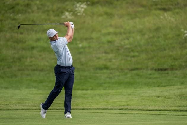 240804 Alex NorÃ n of Sweden during the final round of the men s individual stroke play golf during day 9 of the Paris 2024 Olympic Games on August 4, 2024 in Paris Photo Petter Arvidson BILDBYRAN code PA PA0861 golf olympic games olympics os ol olympiska spel olympiske leker paris 2024 paris os paris ol bbeng sweden sverige  Copyright: PETTERxARVIDSON BB240804PA040