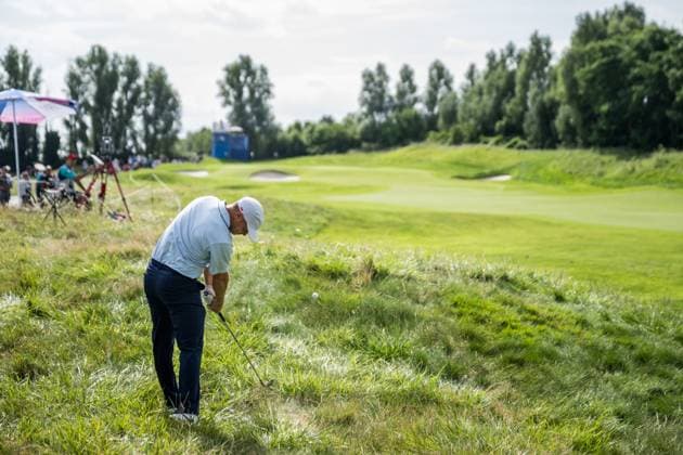 240804 Alex NorÃ n of Sweden during the final round of the men s individual stroke play golf during day 9 of the Paris 2024 Olympic Games on August 4, 2024 in Paris Photo Petter Arvidson BILDBYRAN code PA PA0861 golf olympic games olympics os ol olympiska spel olympiske leker paris 2024 paris os paris ol bbeng sweden sverige  Copyright: PETTERxARVIDSON BB240804PA053