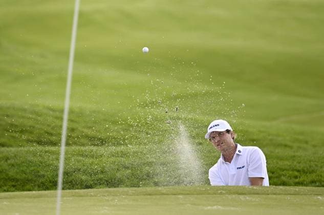 Tapio Pulkkanen of Finland competes during men s individual stroke play of golf at the Paris Summer Olympic Games, Olympische Spiele, Olympia, OS in Le Golf National on August 4, 2024. Paris France LKFTJK20240804131451TLJZ  Copyright: xAnttixAimo-Koivistox LKFTJK20240804131451TLJZ