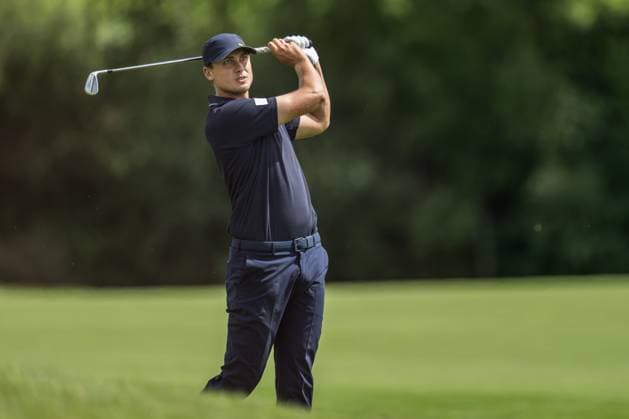 240804 Ludvig Aberg of Sweden during the final round of the men s individual stroke play golf during day 9 of the Paris 2024 Olympic Games on August 4, 2024 in Paris Photo Petter Arvidson BILDBYRAN code PA PA0861 golf olympic games olympics os ol olympiska spel olympiske leker paris 2024 paris os paris ol bbeng sweden sverige  Copyright: PETTERxARVIDSON BB240804PA067