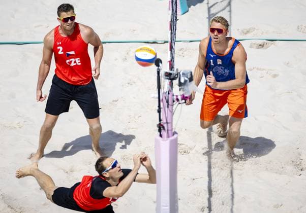 Paris 2024, Beach volleyball, Men, Netherlands - Czech Republic