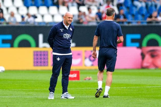 Torsten Lieberknecht SV Darmstadt 98, Coach before the match, GER, SV Darmstadt 98 vs Fortuna Duesseldorf, Football, 2 Bundesliga, 1 Matchday, Season 2024 2025, 04 08 2024 DFL REGULATIONS PROHIBIT ANY USE OF PHOTOGRAPHS as IMAGE SEQUENCES and or QUASI VIDEO GER, SV Darmstadt 98 vs Fortuna Duesseldorf, Football, 2 Bundesliga, 1 Matchday, Season 2024 2025, 04 08 2024 Darmstadt Copyright: xEibner-Pressefoto FlorianxWieganx EP_FWD