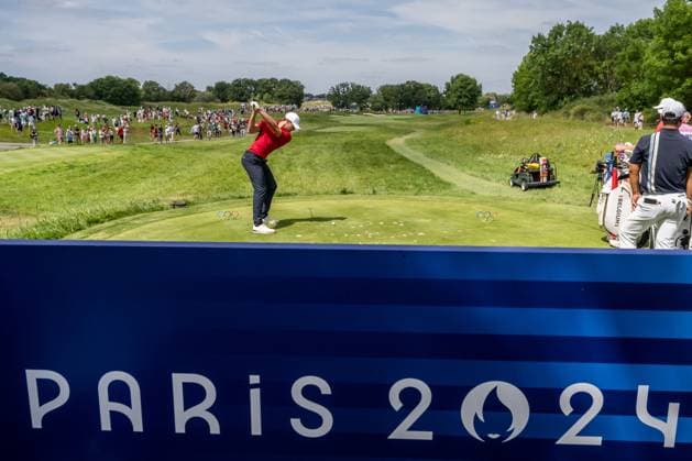 240804 Thomas Detry of Belgium during the final round of the men s individual stroke play golf during day 9 of the Paris 2024 Olympic Games on August 4, 2024 in Paris Photo Petter Arvidson BILDBYRAN kod PA PA0861 golf olympic games olympics os ol olympiska spel olympiske leker paris 2024 paris os paris ol bbeng sweden sverige grappa33  Copyright: PETTERxARVIDSON BB240804PA092