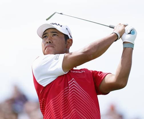 Paris Olympics: Golf Japan s Hideki Matsuyama hits off the second tee during the final round of the men s golf event at the Paris Olympics on Aug. 4, 2024, at Le Golf National in Saint-Quentin-en-Yvelines, France.  A14AA0003236019P