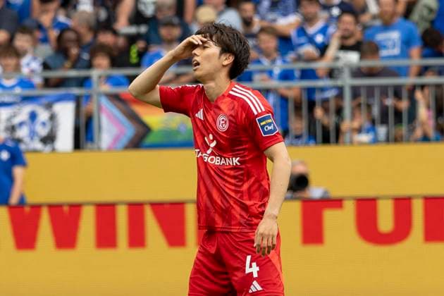 2 Bundesliga SV Darmstadt 98 Fortuna Düsseldorf, 04 08 2024 Ao Tanaka Fortuna Düsseldorf 4 cant believe it, SV Darmstadt 98 Fortuna Düsseldorf, Darmstadt, Merck Stadion am Böllenfalltor, 4 8 2024 Copyright: xBEAUTIFULxSPORTS Gawlikx