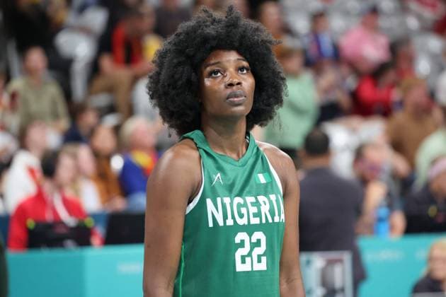 Blessing EJIOFOR (Nigéria) Women basketball, Canada vs Nigeria, Women s preliminary round during the Olympic Games, Olympische Spiele, Olympia, OS Paris 2024 - photo Laurent Sanson DPPI Panoramic JO 2024 : BASKET BALL - Canada vs Nigeria - Jeux Olympiques 2024 - Paris2024 - Lille - 04 08 2024 DPPI Panoramic 