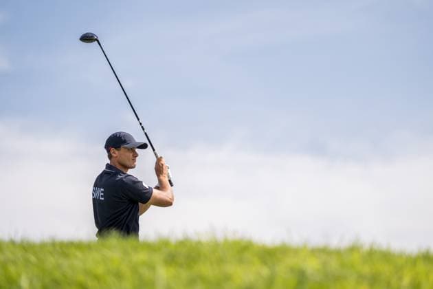 240804 Ludvig Aberg of Sweden during the final round of the men s individual stroke play golf during day 9 of the Paris 2024 Olympic Games on August 4, 2024 in Paris Photo Petter Arvidson BILDBYRAN code PA PA0861 golf olympic games olympics os ol olympiska spel olympiske leker paris 2024 paris os paris ol bbeng sweden sverige  Copyright: PETTERxARVIDSON BB240804PA117