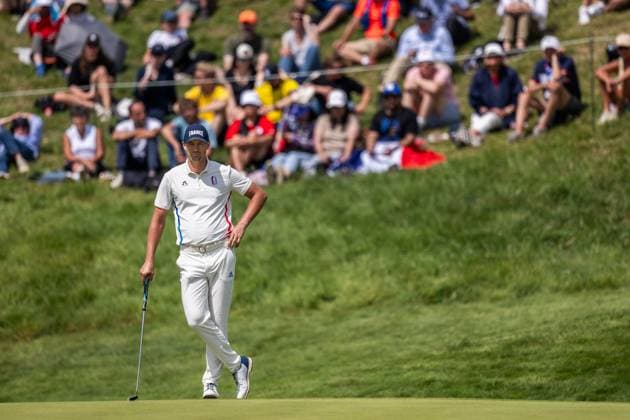 240804 Victro Perez of France during the final round of the men s individual stroke play golf during day 9 of the Paris 2024 Olympic Games on August 4, 2024 in Paris Photo Petter Arvidson BILDBYRAN code PA PA0861 golf olympic games olympics os ol olympiska spelen olympiske leker paris 2024 paris os paris ol bbeng france france grappa33  Copyright: PETTERxARVIDSON BB240804PA126