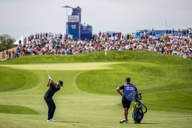 240804 Ludvig Aberg of Sweden during the final round of the men s individual stroke play golf during day 9 of the Paris 2024 Olympic Games on August 4, 2024 in Paris Photo Petter Arvidson BILDBYRAN code PA PA0861 golf olympic games olympics os ol olympiska spel olympiske leker paris 2024 paris os paris ol bbeng sweden sverige  Copyright: PETTERxARVIDSON BB240804PA133