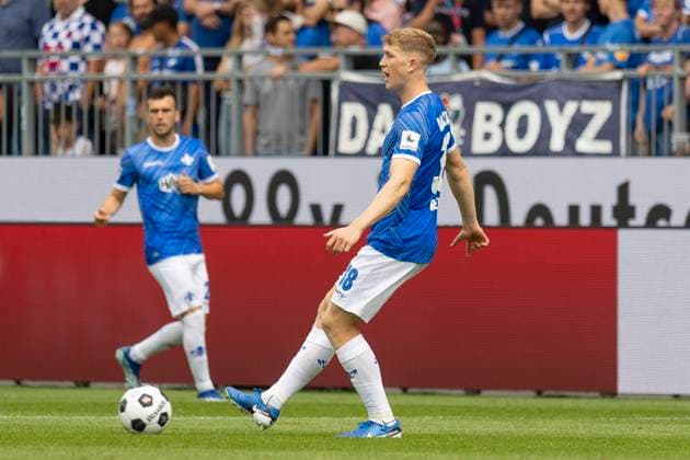 2 Soccer Bundesliga SV Darmstadt 98 Fortuna Düsseldorf, 04 08 2024 Clemens Riedel SV Darmstadt 98 38 with ball, Portrait Portrait, SV Darmstadt 98 Fortuna Düsseldorf, Darmstadt, Merck Stadion am Böllenfalltor, 4 8 2024 Copyright: xBEAUTIFULxSPORTS Gawlikx