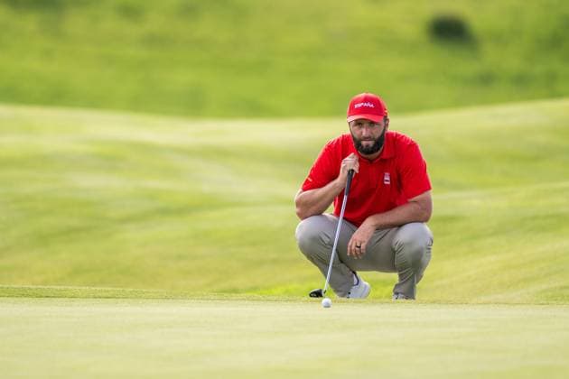 240804 John Rahm of Spain during the final round of the men s individual stroke play golf during day 9 of the Paris 2024 Olympic Games on August 4, 2024 in Paris Photo Petter Arvidson BILDBYRAN kod PA PA0861 golf olympic games olympics os ol olympiska spelen olympiske leker paris 2024 paris os paris ol bbeng spain spanien  Copyright: PETTERxARVIDSON BB240804PA162