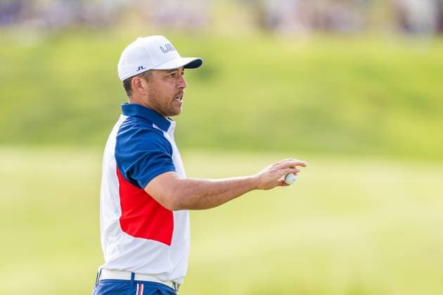 240804 Xander Schauffele of USA during the final round of the men s individual stroke play golf during day 9 of the Paris 2024 Olympic Games on August 4, 2024 in Paris Photo Petter Arvidson BILDBYRAN code PA PA0861 golf olympic games olympics os ol olympiska spelen olympiske leker paris 2024 paris os paris ol bbeng sweden sverige usa  Copyright: PETTERxARVIDSON BB240804PA166