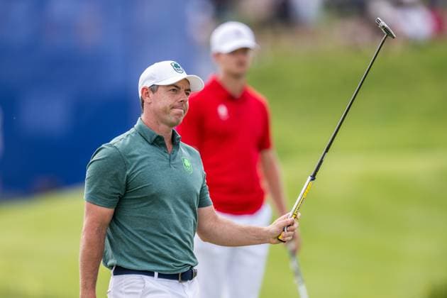 240804 Rory McIlroy of Ireland during the final round of the men s individual stroke play golf during day 9 of the Paris 2024 Olympic Games on August 4, 2024 in Paris Photo Petter Arvidson BILDBYRAN kod PA PA0861 golf olympic games olympics os ol olympiska spelen olympiske leker paris 2024 paris os paris ol bbeng irland ireland  Copyright: PETTERxARVIDSON BB240804PA180