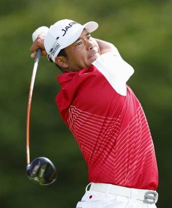 Paris Olympics: Golf Japan s Hideki Matsuyama hits off the 14th tee during the final round of the men s golf event at the Paris Olympics on Aug. 4, 2024, at Le Golf National in Saint-Quentin-en-Yvelines, France.  A14AA0003237621P