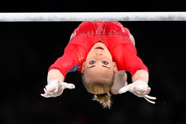 Sport Themen der Woche KW31 Sport Bilder des Tages Paris 2024 Olympic Games, Olympische Spiele, Olympia, OS - 04 08 2024 PARIS, FRANCE - AUGUST 04 : D Amato Alice (ITA) Gymnastics - Artistic - Uneven Bars (Female) in action during the Women s Uneven Bars Final on day 9 during the XXXIII Paris 2024 Summer Olympic Games on August 4, 2024 in Paris, France, 04 08 2024 Paris France  Copyright: xGvgx
