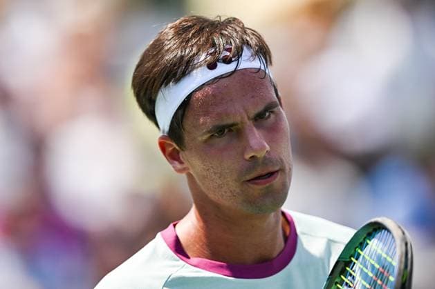 ATP National Bank Open 2024 MONTREAL, QC, CANADA AUGUST 04 Look on Daniel Altmaier GER during a qualifying round match at ATP National Bank Open on August 04, 2024 at IGA Stadium in Montreal, QC, Canada Photo by David Kirouac Copyright: xBEAUTIFULxSPORTS Kirouacx
