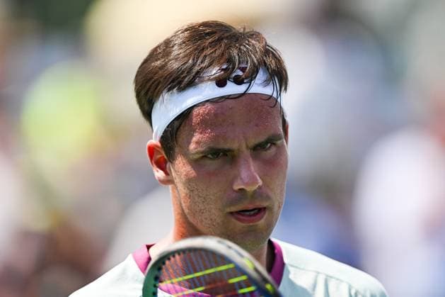 ATP National Bank Open 2024 MONTREAL, QC, CANADA AUGUST 04 Look on Daniel Altmaier GER during a qualifying round match at ATP National Bank Open on August 04, 2024 at IGA Stadium in Montreal, QC, Canada Photo by David Kirouac Copyright: xBEAUTIFULxSPORTS Kirouacx