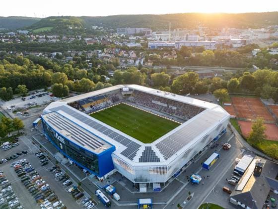 Football, Ad hoc Arena in Jena voted stadium of the year - Archive pictures