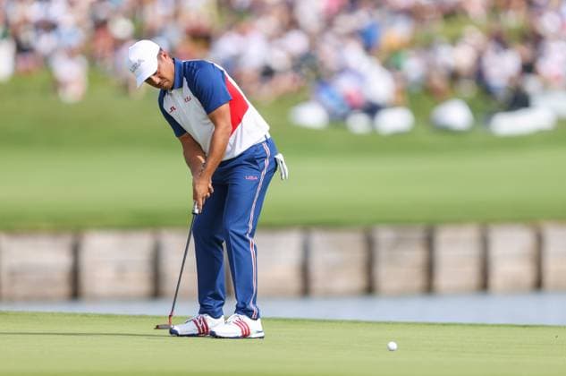 OLYMPICS - Olympic Summer Games 2024 PARIS,FRANCE,04.AUG.24 - OLYMPICS, GOLF - Olympic Summer Games Paris 2024, mens individual stroke play, final. Image shows Xander Schauffele (USA).  GEPAxpictures xHaraldxSteiner