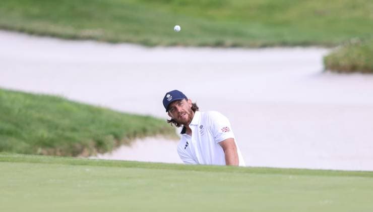 OLYMPICS - Olympic Summer Games 2024 PARIS,FRANCE,04.AUG.24 - OLYMPICS, GOLF - Olympic Summer Games Paris 2024, mens individual stroke play, final. Image shows Tommy Fleetwood (GBR).  GEPAxpictures xHaraldxSteiner