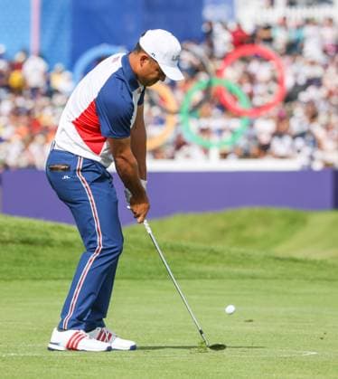OLYMPICS - Olympic Summer Games 2024 PARIS,FRANCE,04.AUG.24 - OLYMPICS, GOLF - Olympic Summer Games Paris 2024, mens individual stroke play, final. Image shows Xander Schauffele (USA).  GEPAxpictures xHaraldxSteiner