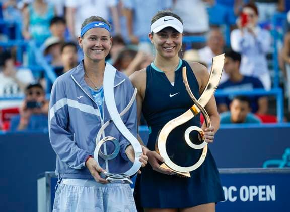 Tennis, WTA Tournament in Washington DC, Final, Marie Bouzkova - Paula Badosa