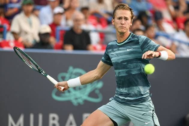 August 4, 2024, Washington, D.C, U.S: SEBASTIAN KORDA hits a forehand during his win over Flavio Cobolli in the menÃ¢â‚¬â ¢s final at the Rock Creek Tennis Center. Washington U.S - ZUMAg196 20240804_zap_g196_025 Copyright: xKylexGustafsonx