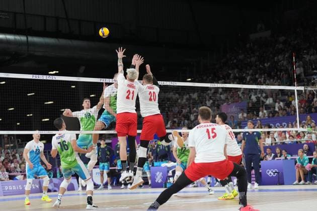 RECORD DATE NOT STATED PARIS 05.08.2024 SUMMER Olympic Games, Olympische Spiele, Olympia, OS VOLLEYBALL QUARTERFINAL POLAND - SLOVENIA FOTO: TOMASZ MARKOWSKI NEWSPIX.PL --- Newspix.pl  050824TOM001