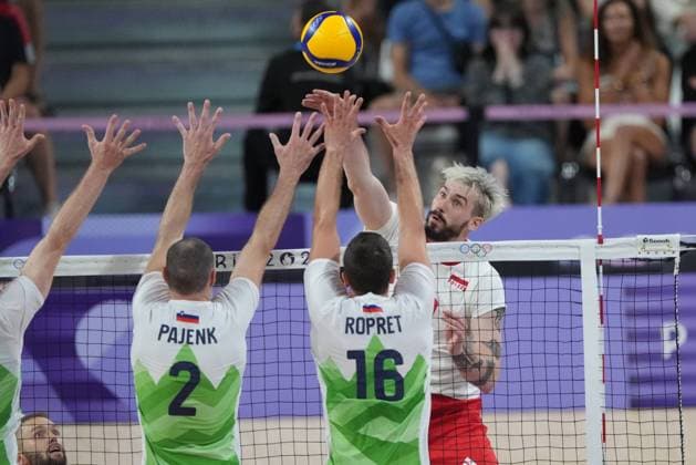 RECORD DATE NOT STATED PARIS 05.08.2024 SUMMER Olympic Games, Olympische Spiele, Olympia, OS VOLLEYBALL QUARTERFINAL POLAND - SLOVENIA TOMASZ FORNAL FOTO: TOMASZ MARKOWSKI NEWSPIX.PL --- Newspix.pl  050824TOM017