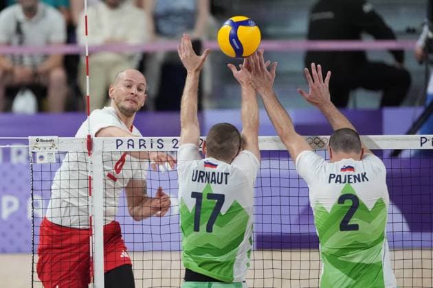 RECORD DATE NOT STATED PARIS 05.08.2024 SUMMER Olympic Games, Olympische Spiele, Olympia, OS VOLLEYBALL QUARTERFINAL POLAND - SLOVENIA BARTOSZ KUREK FOTO: TOMASZ MARKOWSKI NEWSPIX.PL --- Newspix.pl  050824TOM018
