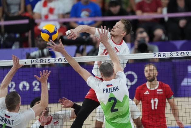 RECORD DATE NOT STATED PARIS 05.08.2024 SUMMER Olympic Games, Olympische Spiele, Olympia, OS VOLLEYBALL QUARTERFINAL POLAND - SLOVENIA FOTO: TOMASZ MARKOWSKI NEWSPIX.PL --- Newspix.pl  050824TOM019