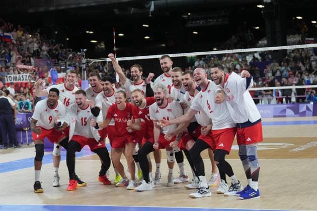 RECORD DATE NOT STATED PARIS 05.08.2024 SUMMER Olympic Games, Olympische Spiele, Olympia, OS VOLLEYBALL QUARTERFINAL POLAND - SLOVENIA FOTO: TOMASZ MARKOWSKI NEWSPIX.PL --- Newspix.pl  050824TOM032