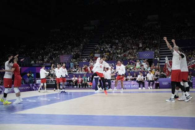 RECORD DATE NOT STATED PARIS 05.08.2024 SUMMER Olympic Games, Olympische Spiele, Olympia, OS VOLLEYBALL QUARTERFINAL POLAND - SLOVENIA FOTO: TOMASZ MARKOWSKI NEWSPIX.PL --- Newspix.pl  050824TOM038