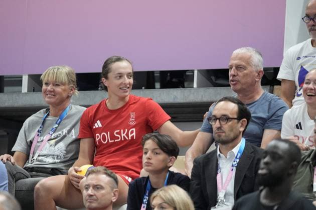 RECORD DATE NOT STATED PARIS 05.08.2024 SUMMER Olympic Games, Olympische Spiele, Olympia, OS VOLLEYBALL QUARTERFINAL POLAND - SLOVENIA IGA SWIATEK TOMASZ SWIATEK FOTO: TOMASZ MARKOWSKI NEWSPIX.PL --- Newspix.pl  TM104258