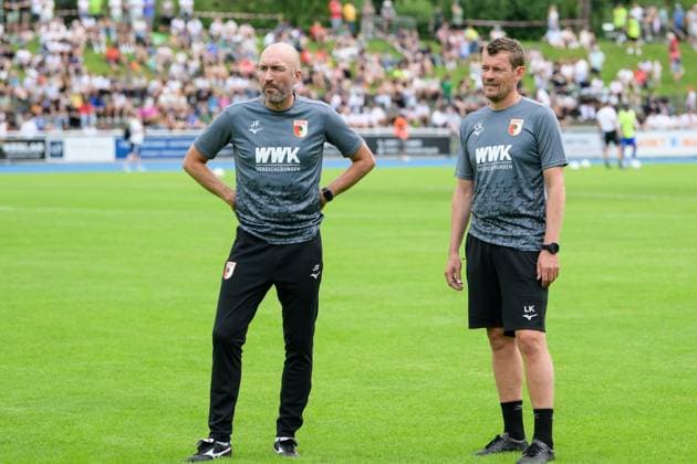 Soccer, Preparation 1 Bundesliga, 20240803, Leicester City FC Augsburg Pictured Copyright: Passion2Press MarkusxFischerx
