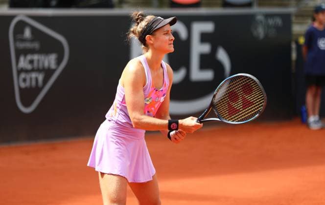 05 08 2024, xcex, GER, Hamburg, Rothenbaum, Central Court, Tennis, Womens Tennis, WTA 125, ECE Ladies Hamburg Open, Marie Benoit BEL