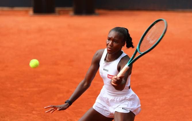 05 08 2024, xcex, GER, Hamburg, Rothenbaum, Central Court, Tennis, Womens Tennis, WTA 125, ECE Ladies Hamburg Open, Noma Noha Akugue GER