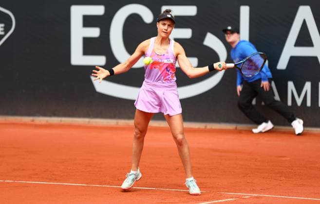 05 08 2024, xcex, GER, Hamburg, Rothenbaum, Central Court, Tennis, Womens Tennis, WTA 125, ECE Ladies Hamburg Open, Marie Benoit BEL