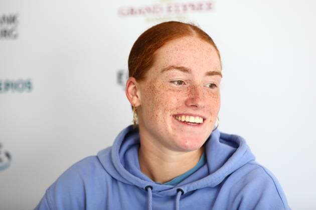 05 08 2024, xcex, GER, Hamburg, Rothenbaum, Central Court, tennis, womens tennis, WTA 125, ECE Ladies Hamburg Open, Ella Seidel GER in an interview