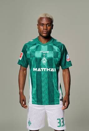 official portrait date SV Werder Bremen 2024 2025 ABDENEGO NANKISHI Werder Bremen x33 1 BL portrait date 2024 2025, xWerderxBremenxviaxnordphotoxGmbHx xKokenge nph00001