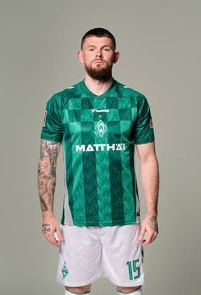 official portrait date SV Werder Bremen 2024 2025 Oliver Burke Werder Bremen 15 1 BL portrait date 2024 2025, xWerderxBremenxviaxnordphotoxGmbHx xKokenge nph00001