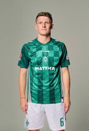 official portrait date SV Werder Bremen 2024 2025 Jens Stage Werder Bremen 06 1 BL portrait date 2024 2025, xWerderxBremenxviaxnordphotoxGmbHx xKokenge nph00001