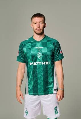 official portrait date SV Werder Bremen 2024 2025 Mitchell Weiser Mitchell Elijah Weiser Werder Bremen 08 1 BL portrait date 2024 2025, xWerderxBremenxviaxnordphotoxGmbHx xKokenge nph00001