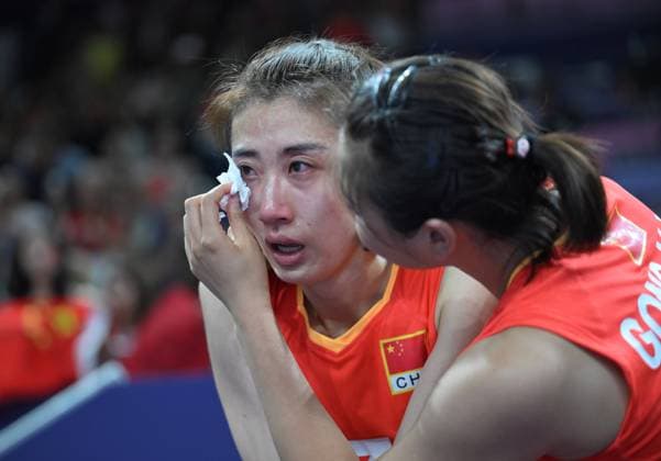 (240806) -- PARIS, Aug. 6, 2024 -- Wang Yuanyuan of China reacts after the women s quarterfinal match of volleyball between China and Turkey at the Paris 2024 Olympic Games, Olympische Spiele, Olympia, OS in Paris, France, Aug. 6, 2024. ) (PARIS2024) FRANCE-PARIS-OLY-VOLLEYBALL LiuxDawei 